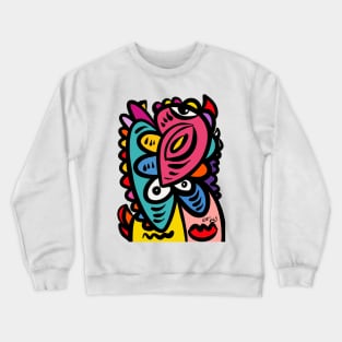 Colorful Graffiti Cool Creature Crewneck Sweatshirt